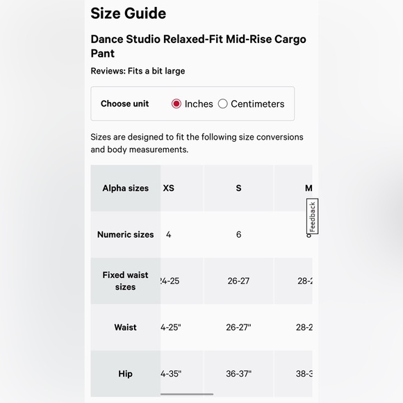 NWT 🍋Lululemon Dance Studio Relaxed-Fit Mid-Rise Cargo Pant Sz S - Picture 9 of 10